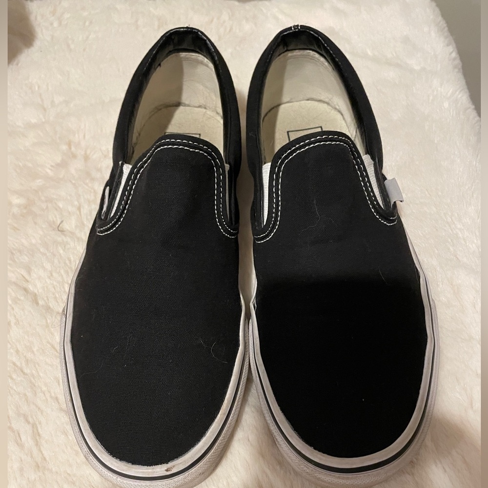 Vans Black Canvas Sneakers Women’s 9.5 Men’s 8